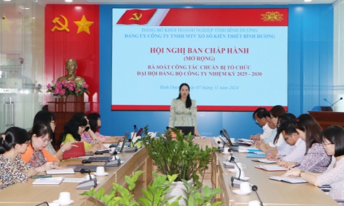 Đảng bộ Khối Doanh nghiệp tỉnh Bình Dương: Công tác chuẩn bị đại hội bảo đảm tiến độ đề ra
